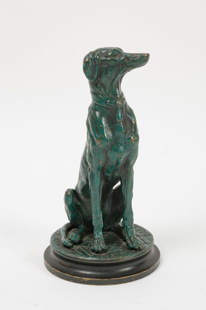 D'après Alfred BARYE (1839-1882)
Chien lévrier...