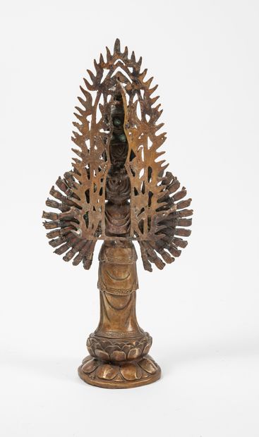Tibet, début du XXème siècle
Bouddha Avalokiteshvara...