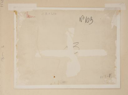 Hans Reichel (1892-1958)
Composition, 1951.
Encre...