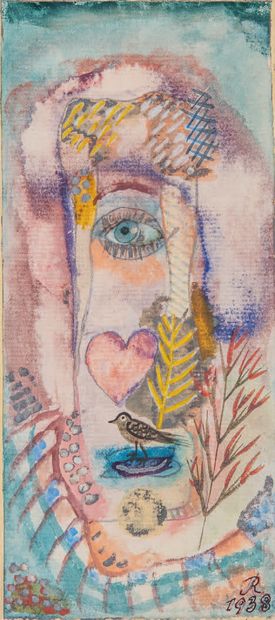 Hans Reichel (1892-1958)
Composition, 1938.
Encre,...