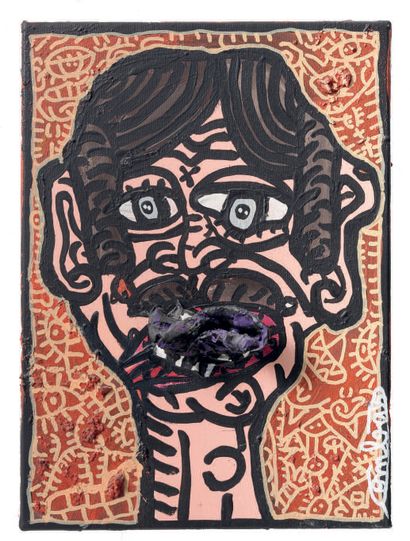 Robert COMBAS (1957)
Tête, circa 1995.
Acrylique...