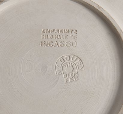 Pablo PICASSO (1881-1973) & MADOURA
Visage...