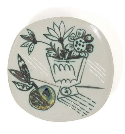 Pablo PICASSO (1881-1973) & MADOURA
Bouquet...