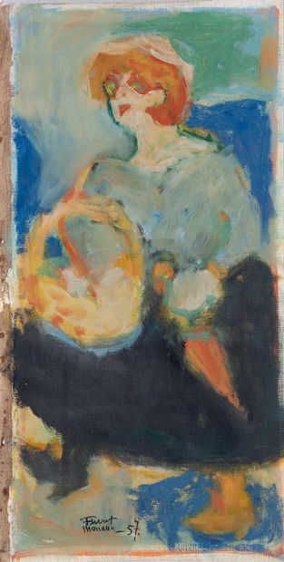 Fikret Saygi MUALLA (1903-1967)
Femme au...