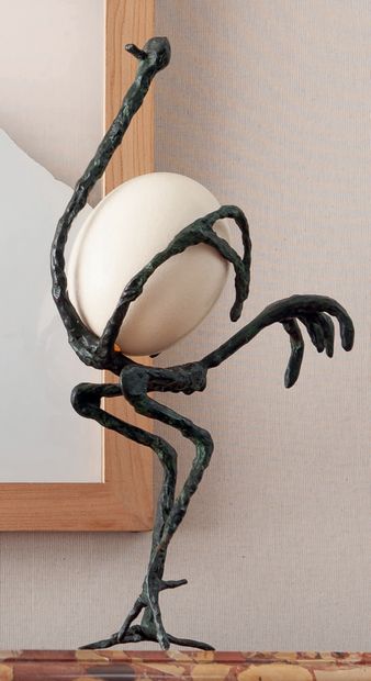 Diego GIACOMETTI (1902-1985)
Autruche (sans...
