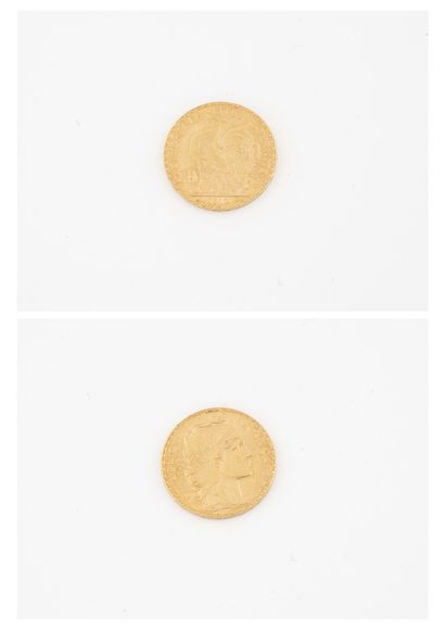 France
20 francs gold coin, IIIrd Republic,...