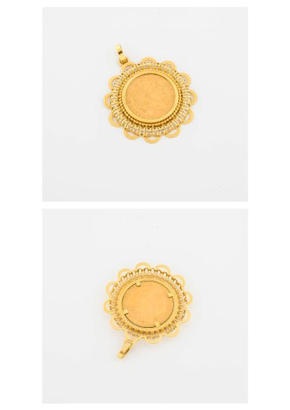 France
20 francs gold coin, Au coq, 1907,...