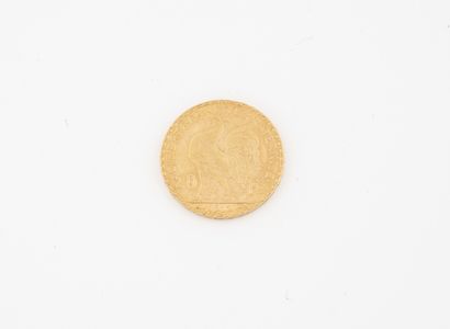 France
20 francs gold coin, IIIrd Republic,...