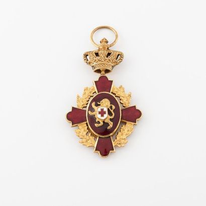 BELGIQUE
Military Blood Donor Medal. 
Gold...
