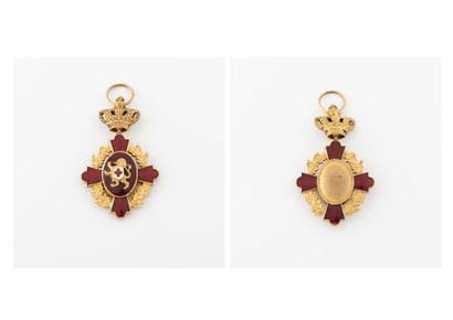 BELGIQUE
Military Blood Donor Medal. 
Gold...