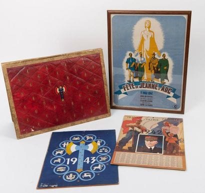 Ensemble d'objets collectés relatifs au Maréchal...