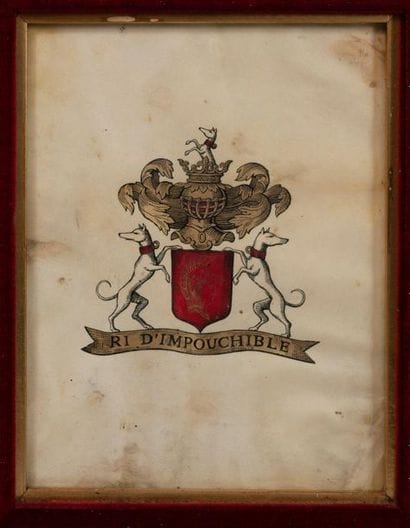 Première moitié du XXème siècle
Gules a coat...