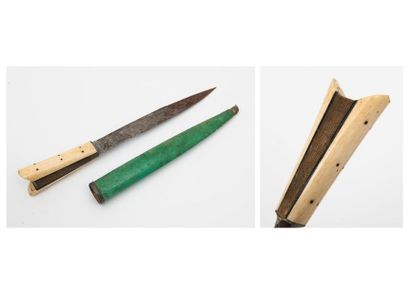 EMPIRE OTTOMAN, Arménie, XIXème siècle
Dagger.
Engraved...