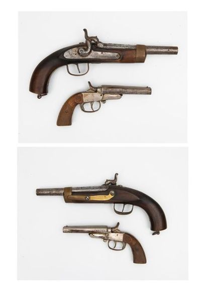 Seconde moitié du XIXème siècle
Two pistols:
-...