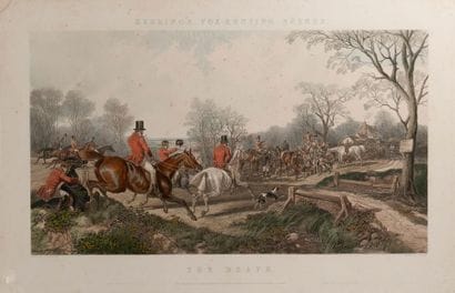 D'après J.P. HERRING, senior
Herring's Fox-Hunting...