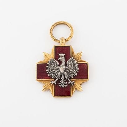 POLOGNE
Red Cross. 
Honorary badge of 1st...