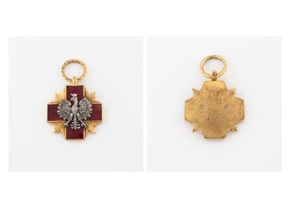 POLOGNE
Red Cross. 
Honorary badge of 1st...