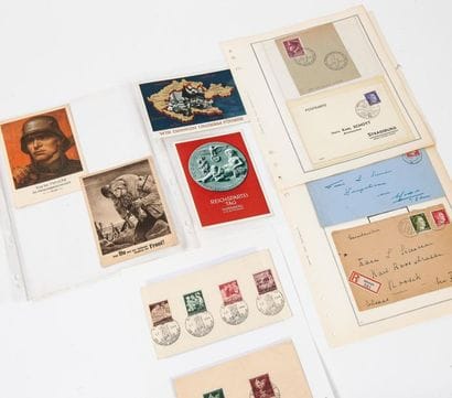 Ensemble d'objets collectés relatifs au Maréchal...