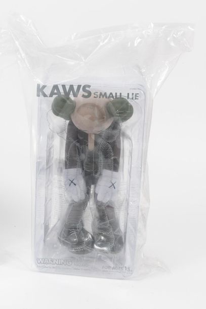 KAWS (1974)
Small Lie (Brown), 2017. 
 Painted...