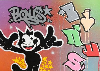 BONUS (1985)
Untitled (Felix), 2012. 
 Spray...