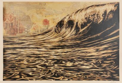SHEPARD FAIREY (1970)
Dark Wave, 2018. 
...