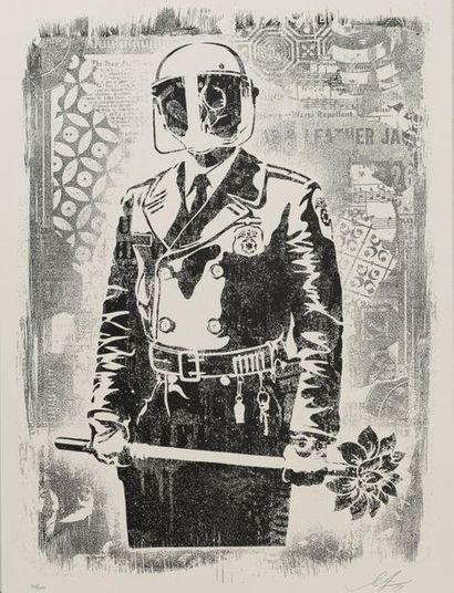 SHEPARD FAIREY (1970)
Damaged Stencil series,...
