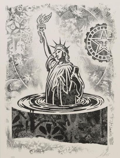 SHEPARD FAIREY (1970)
Damaged Stencil series,...