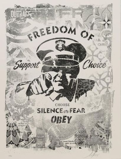 SHEPARD FAIREY (1970)
Damaged Stencil series,...