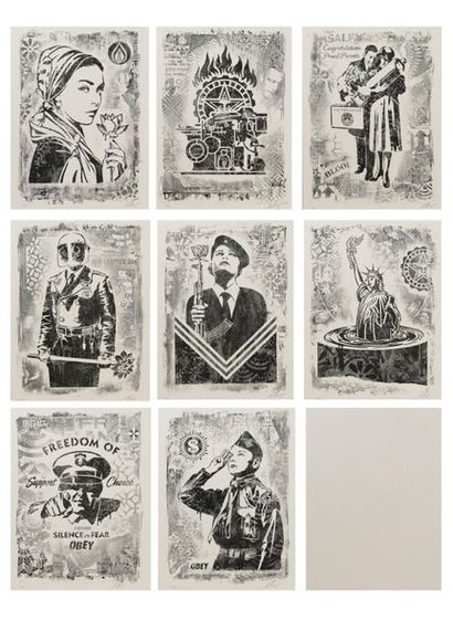 SHEPARD FAIREY (1970)
Damaged Stencil series,...