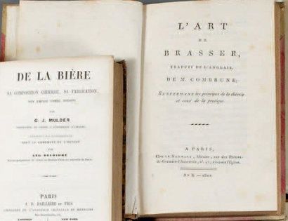 COMBRUNE
L'Art de Brasser, traduit de l'anglais....
