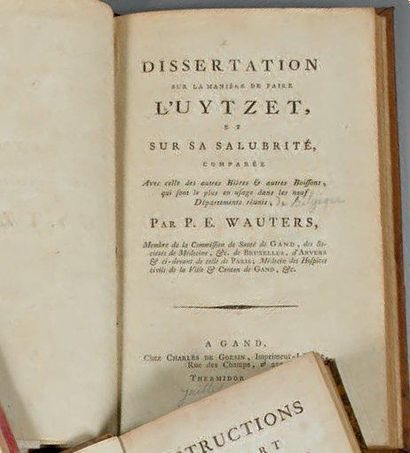 WAUTERS (P.-E.)
Dissertation sur la manière...