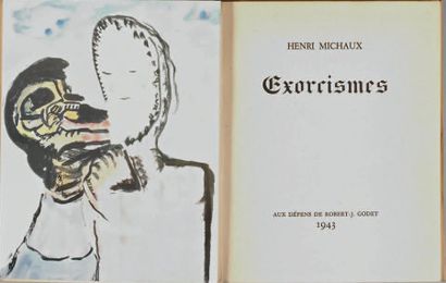 MICHAUX (Henri)
Exorcismes. Paris, Godet,...