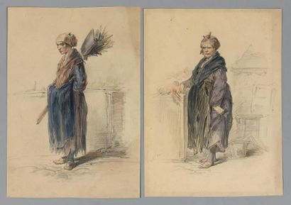 Sulpice G.C. GAVARNI (dit Paul) (1804-1866)
Types...