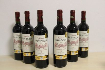38 bouteilles de Lussac St Emilion de différents...