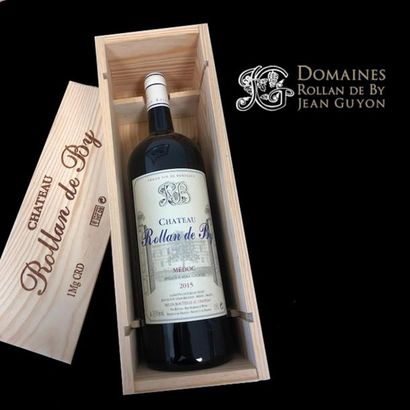 Trois magnums de Château Rollan de By 2015...