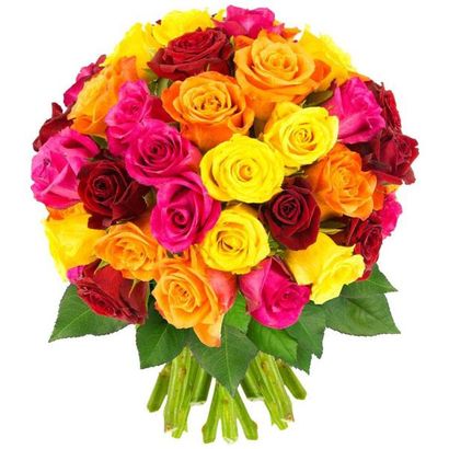 Un bouquet de 40 roses par mois pendant un...