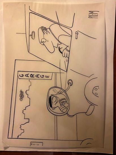 1 dessin original paru dans “les mordus de...