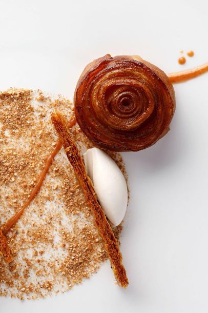Repas gastronomique dans le restaurant 