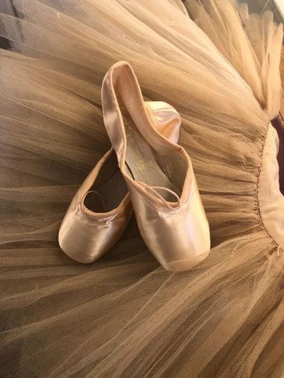 Chaussons de Danse dédicacés par la danseuse...