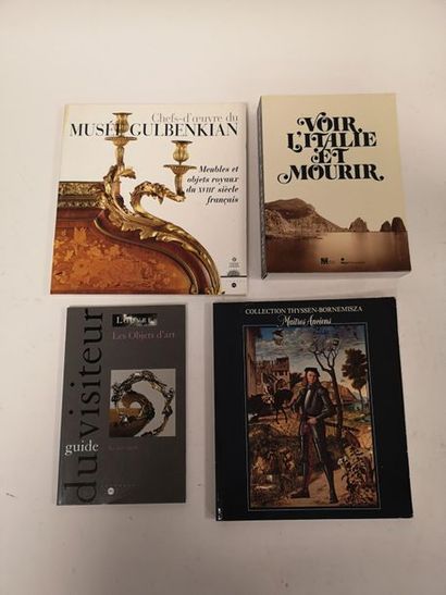 Lot de 4 volumes 
- Chefs d'oeuvre du Musée...