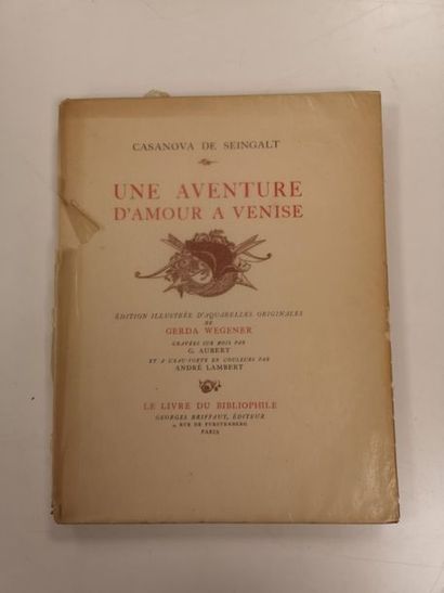 CASANOVA DE SEINGALT (J.)
Une Aventure d'Amour...