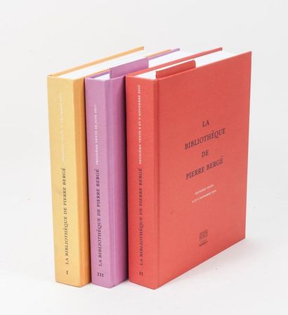 La bibliothèque Pierre Bergé
Trois catalogues...