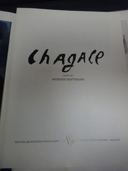 HAFTMANN Werner.
MARC CHAGALL.
New French...