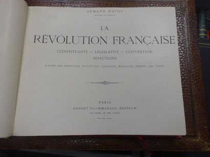 DAYOT Armand, 
La révolution française. 
Editions...