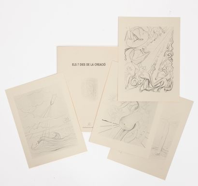 Salvador DALI (1904-1989), d'après
Les 7...