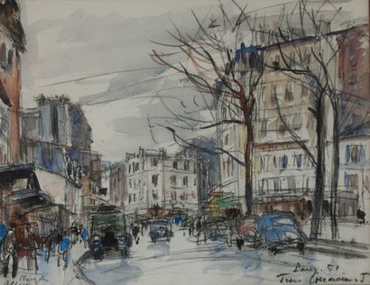 JEAN GERMAIN-JACOB (1900-?)
Place des Abbesses,...