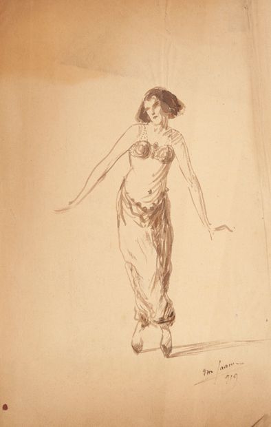 Edmond VAN SAANEN ALGI (1882-1938)
Etude...