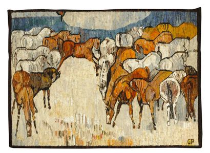 Jerzy GRABOWSKI (1933-2004)
Troupeau de chevaux...