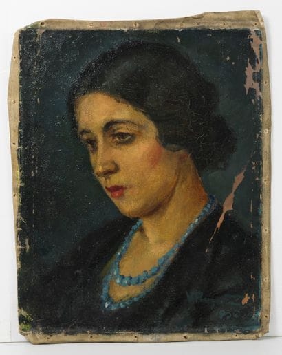 Vladimir ROZMAINSKI (1885-1943)
Portrait...