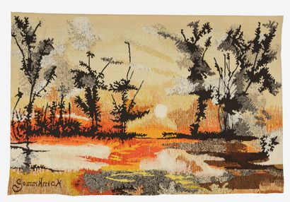 GEMMANICK (1937) & Robert FOUR Ateliers
Crépuscule.

Tapisserie.

Sérigraphie...